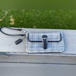 Coach wool wristlet